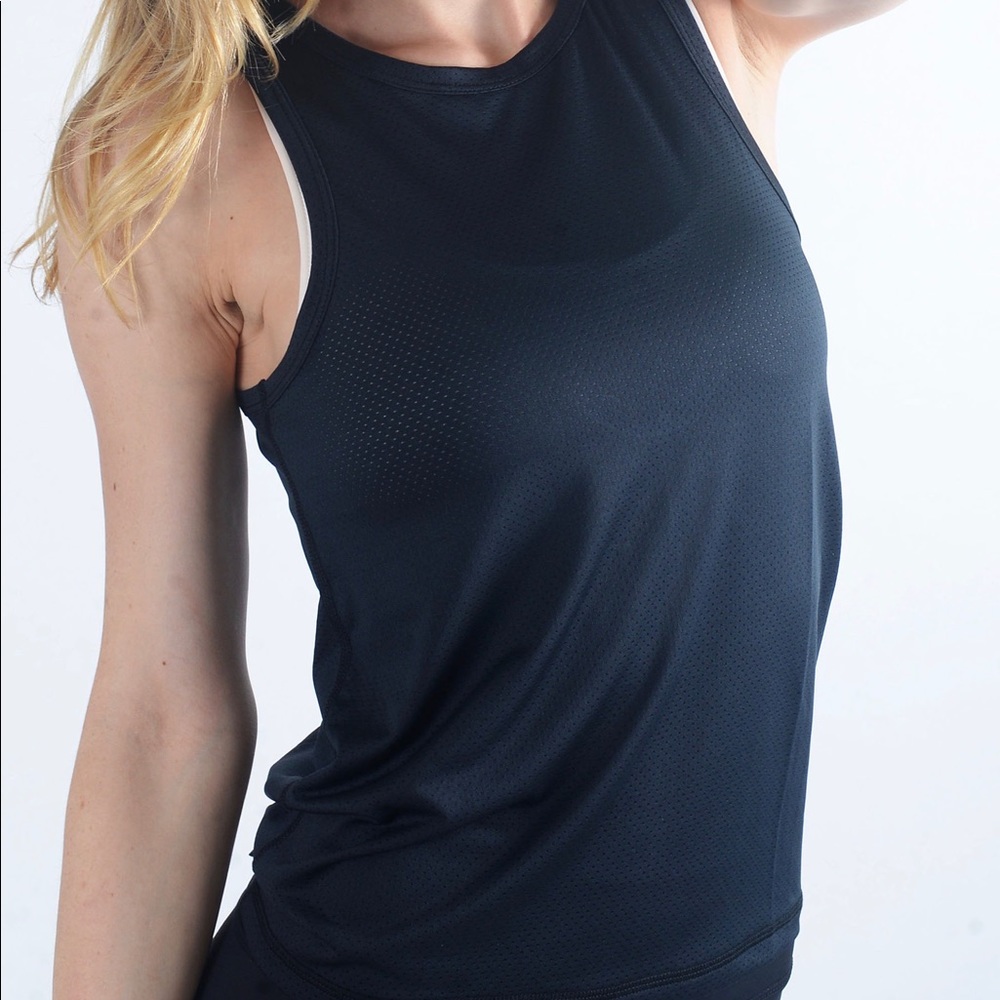 Black Mesh Tank
